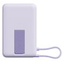 Xiaomi Magnetic Power Bank 10000 con soporte integrado, Púrpura